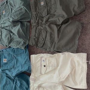 4 pairs of Carhartt shorts bundle! All size 12